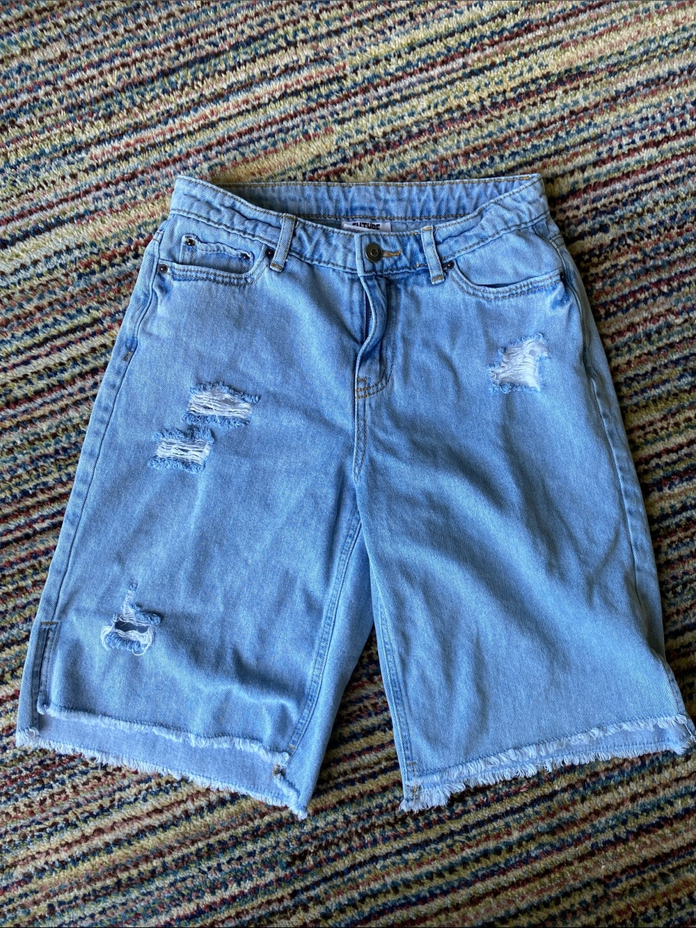 Future Collective denim shorts